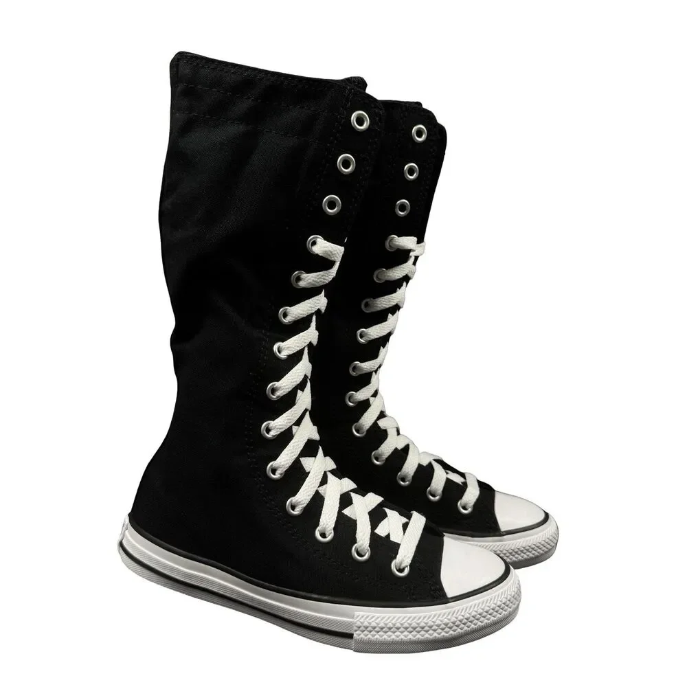 Converse Youth Size 1 Sneaker Shoes Chuck Taylor All Star XX-Hi Black White NEW